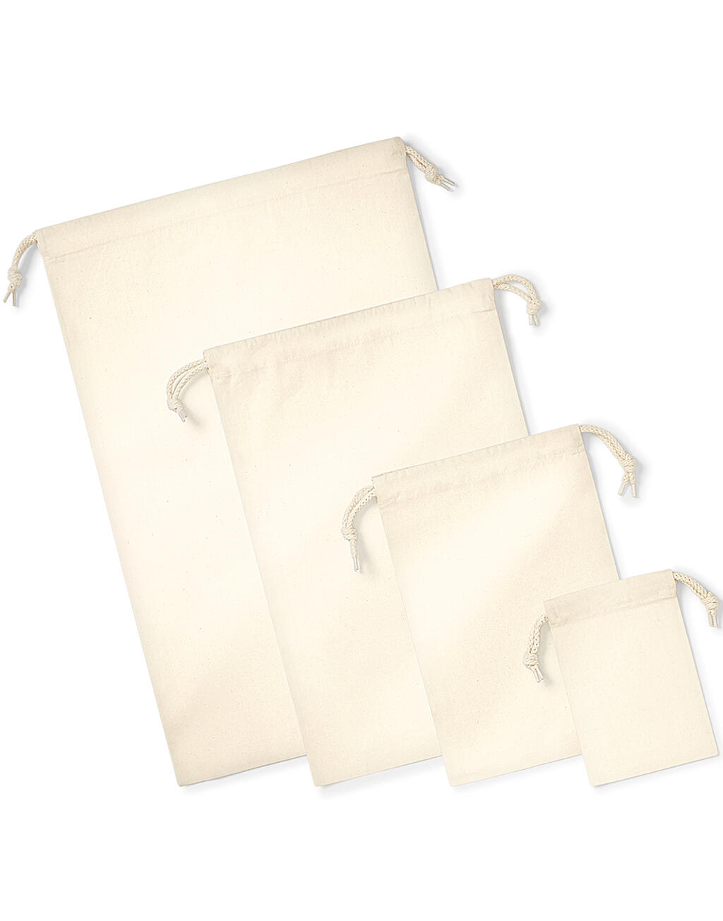 Organic Premium Cotton Stuff Bag - Vue 2