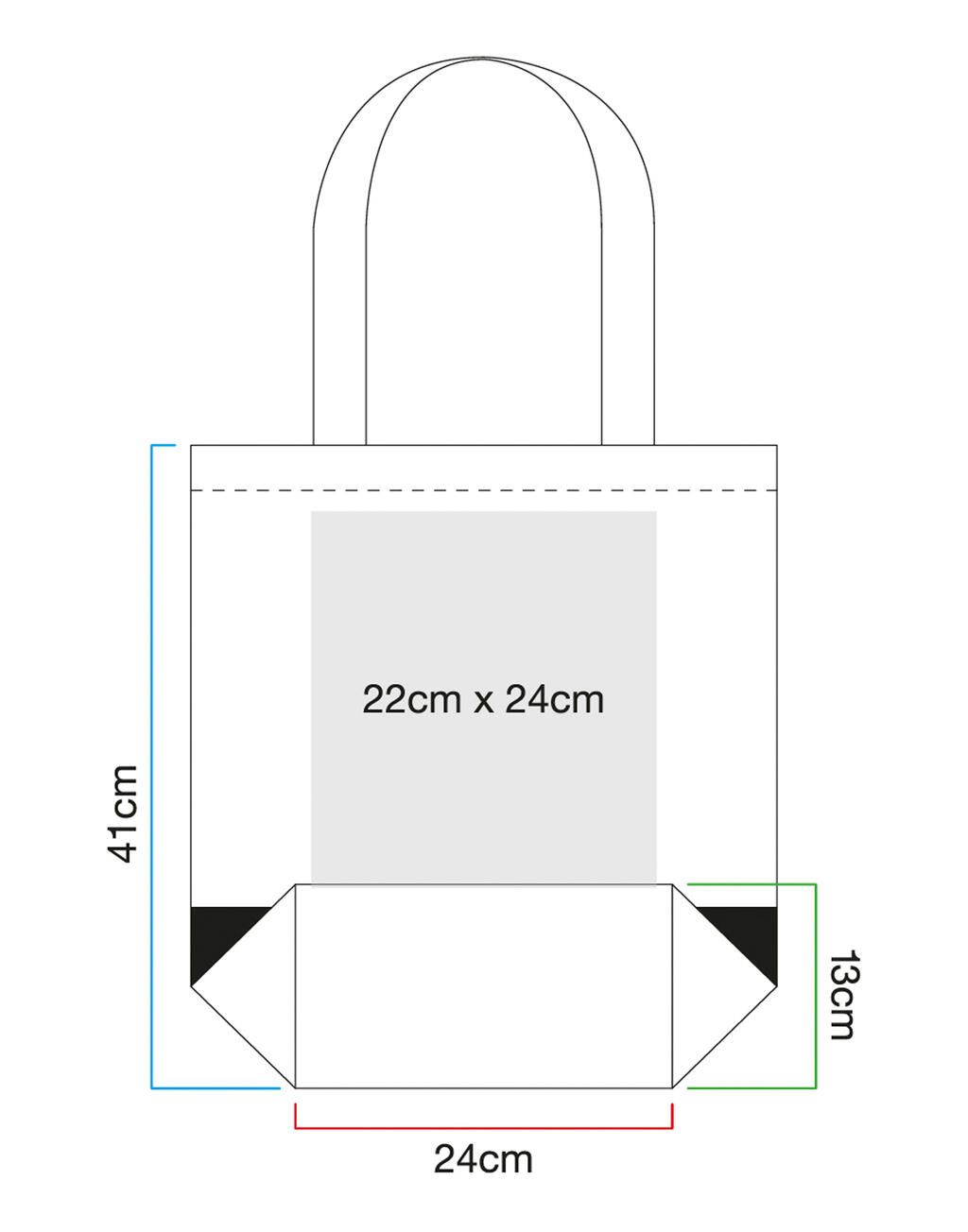 Jute Base Canvas Shopper - Vue 4