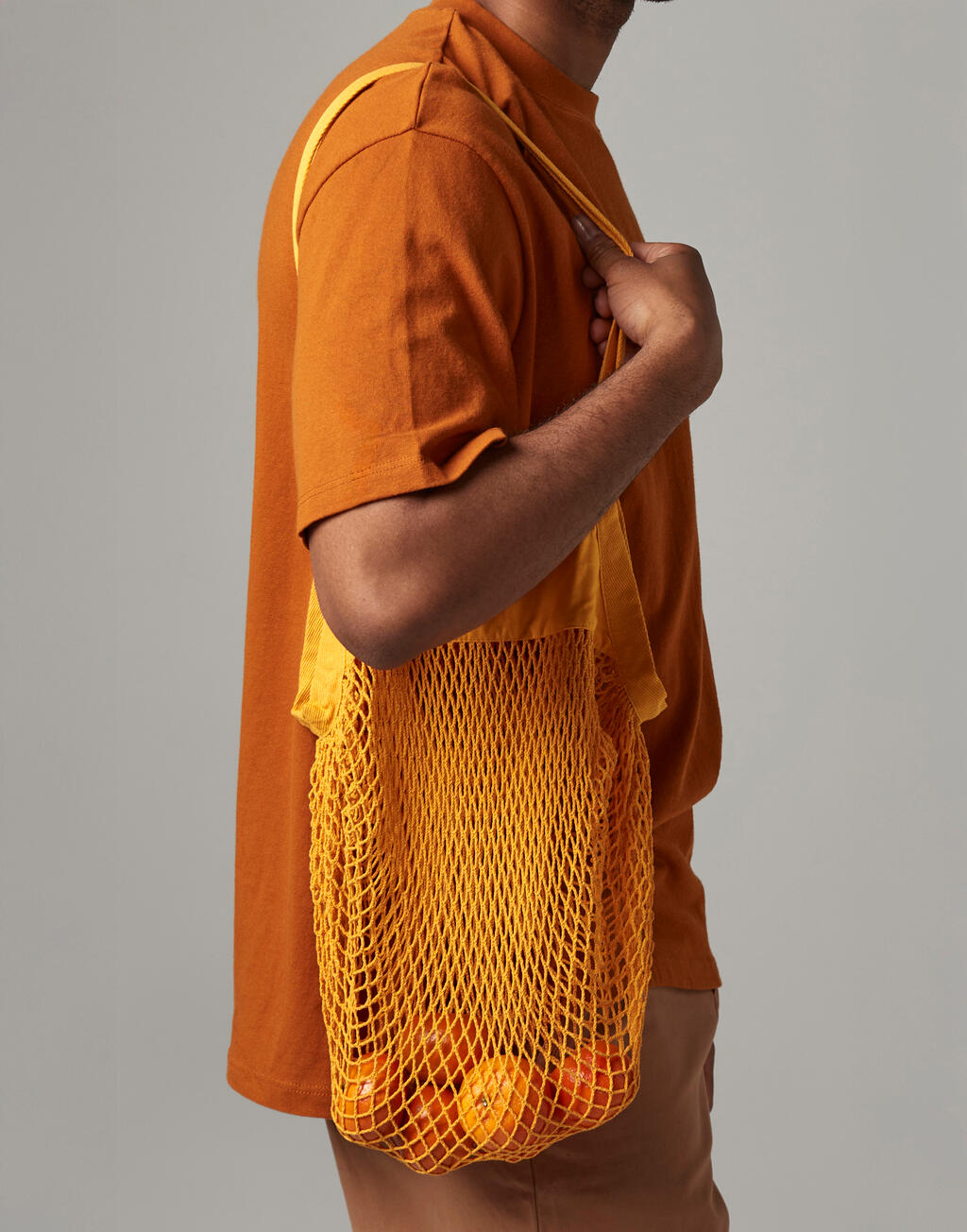Organic Cotton Mesh Grocery Bag - Vue 3