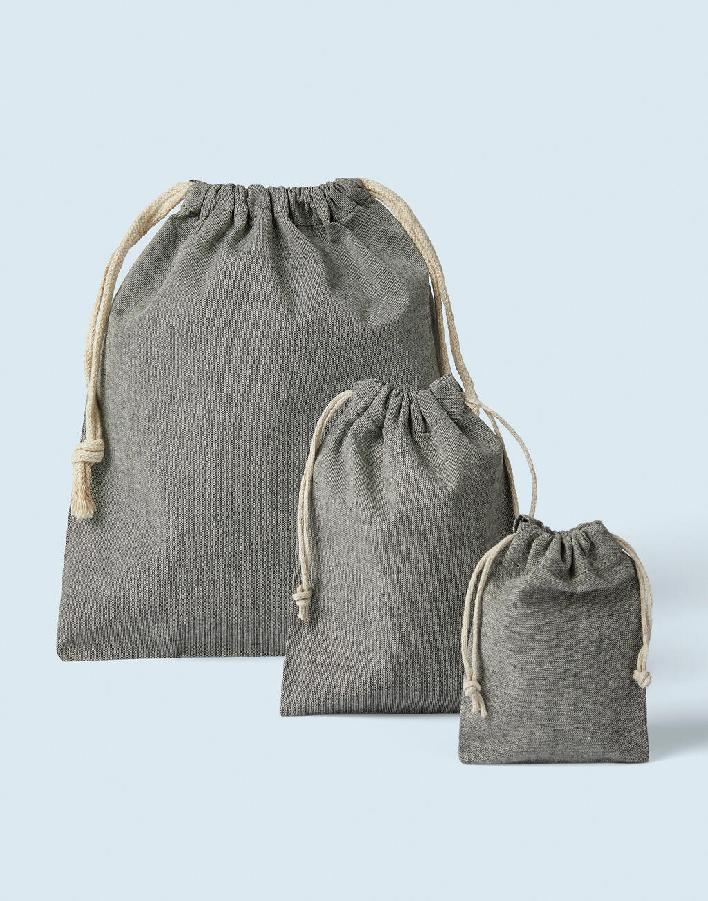 Recycled Cotton/Polyester Stuff Bag - Vue 2