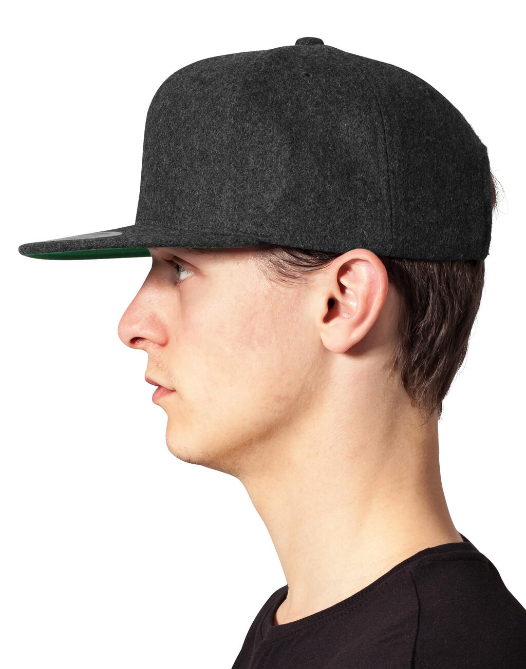 Melton Wool Snapback - Vue 2