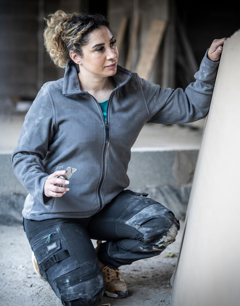 Women's Micro Full Zip Fleece - Vue 2