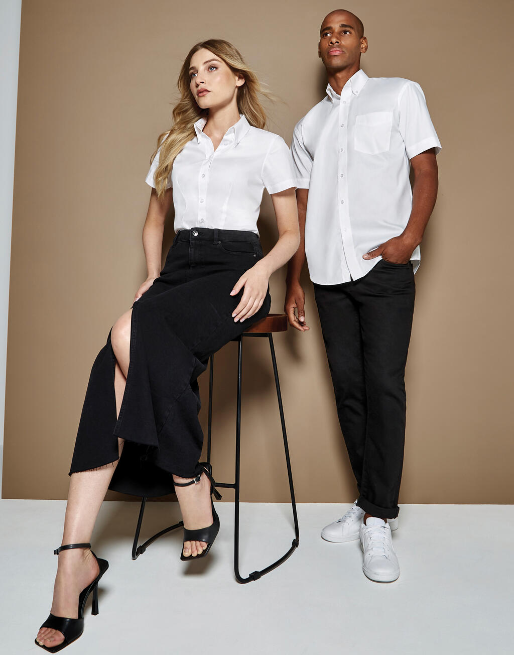 Women's Tailored Fit Premium Oxford Shirt SSL - Vue 3