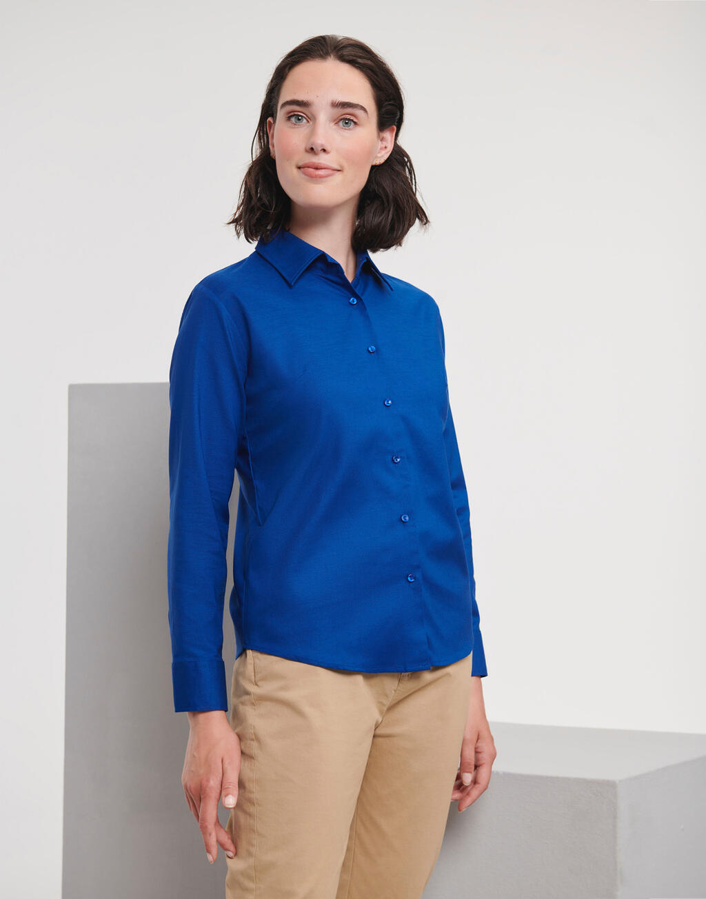 Ladies' Classic Oxford Shirt LS - Vue 2
