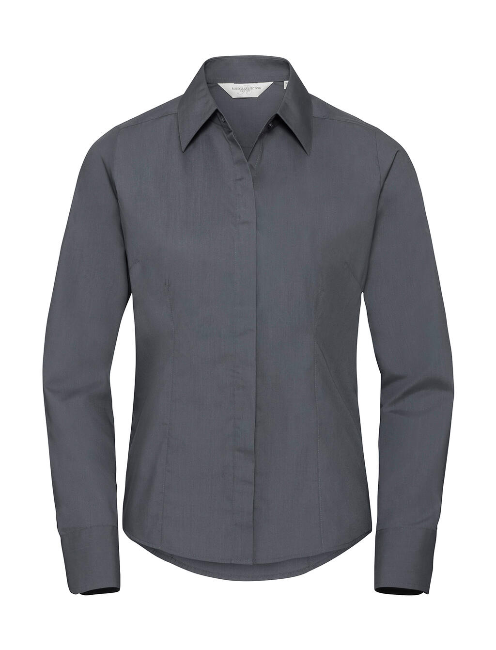 Ladies' LS Fitted Poplin Shirt - Vue 5