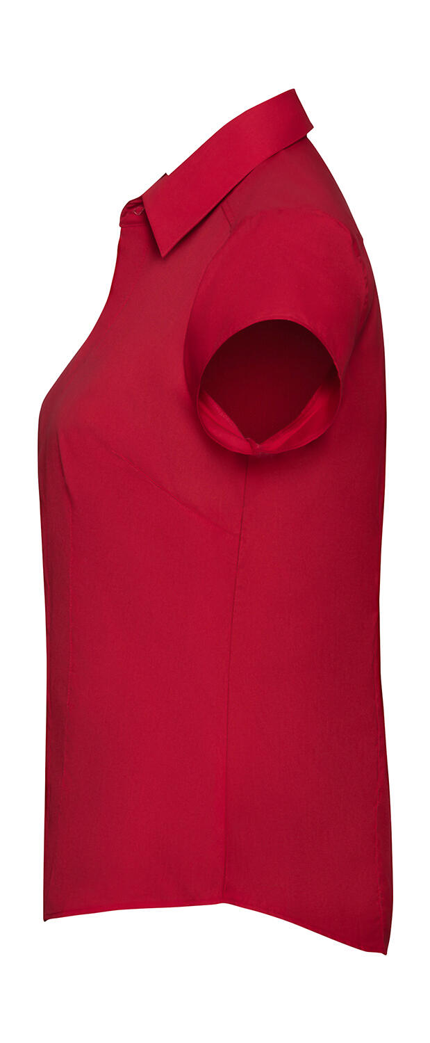 Ladies' Fitted Poplin Shirt - Vue 2