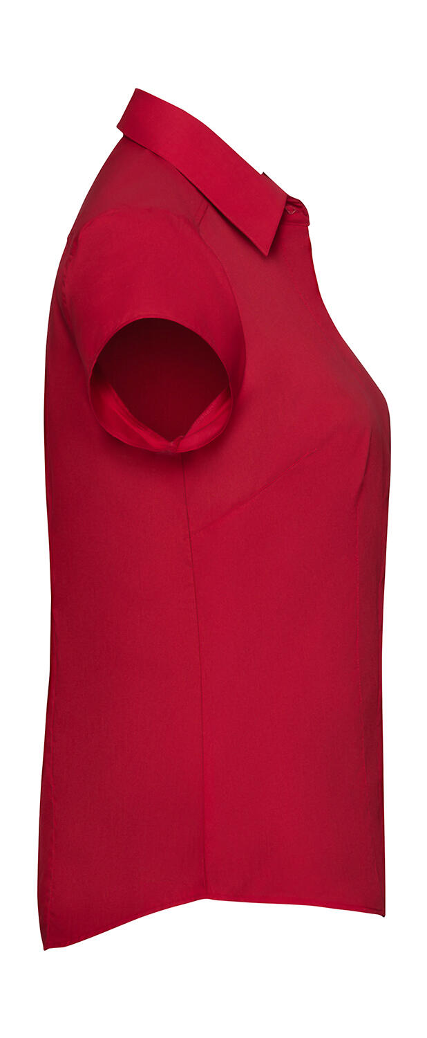 Ladies' Fitted Poplin Shirt - Vue 4