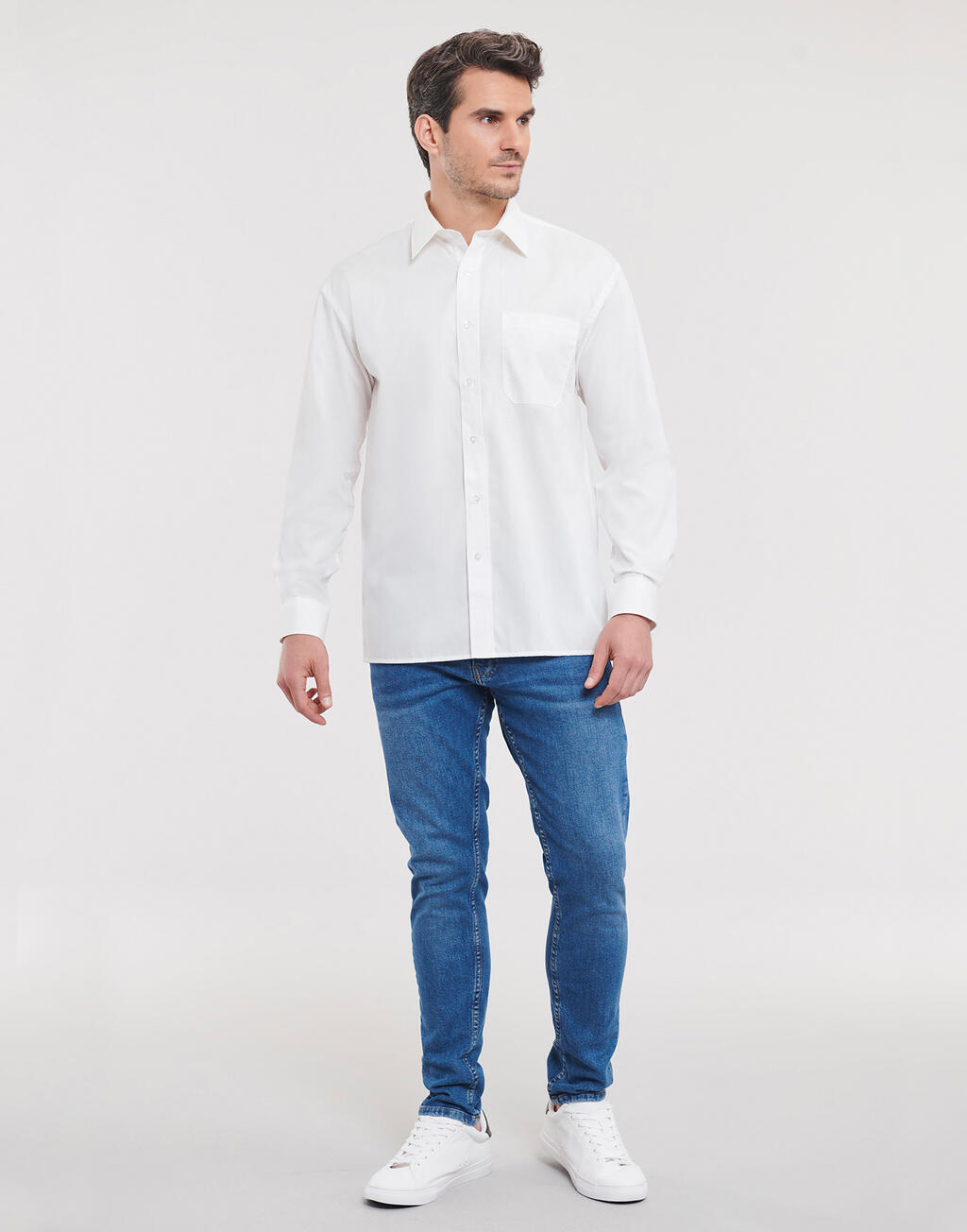 Cotton Poplin Shirt LS - Vue 4