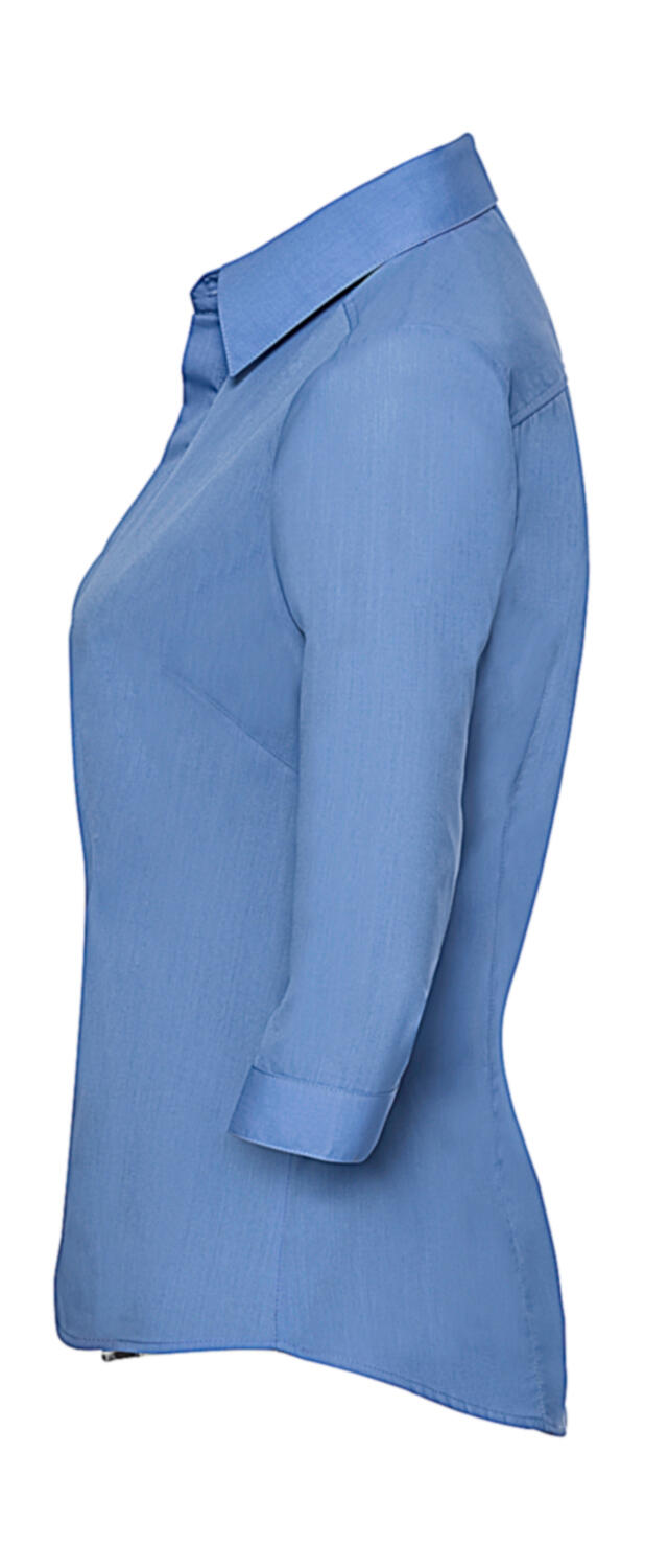 3/4 sleeve Poplin Shirt - Vue 2