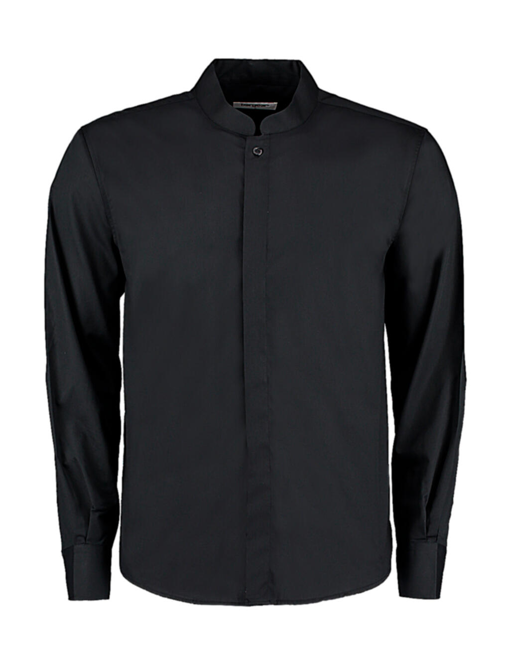 Tailored Fit Mandarin Collar Shirt - Vue 2
