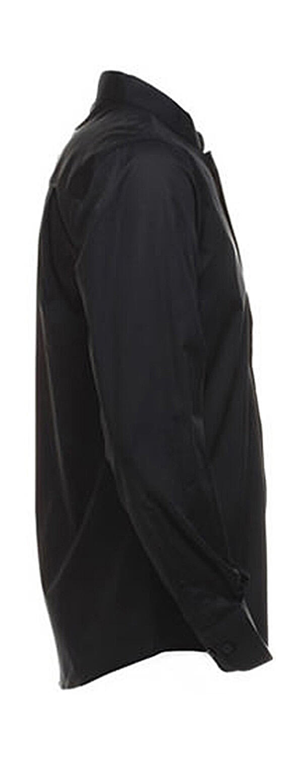Tailored Fit Mandarin Collar Shirt - Vue 5
