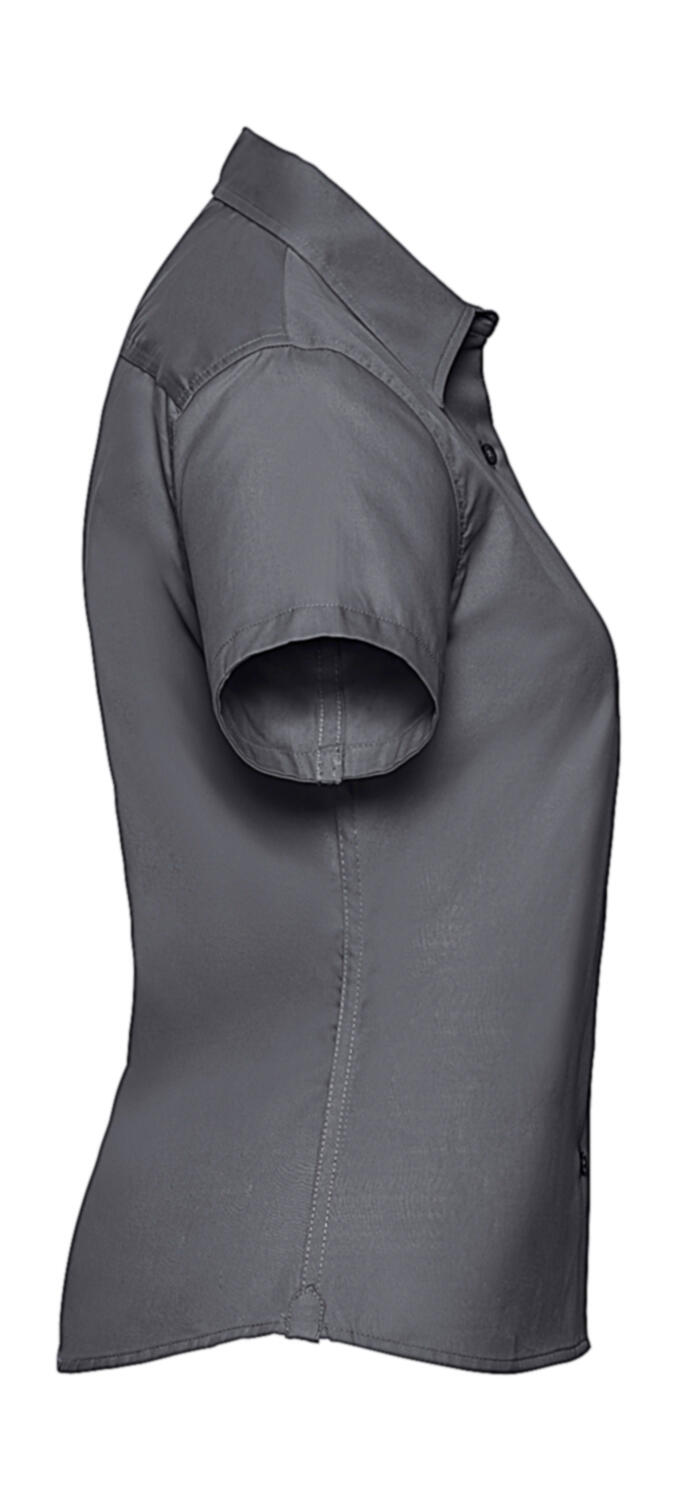 Ladies’ Short Sleeve Classic Twill Shirt - Vue 4