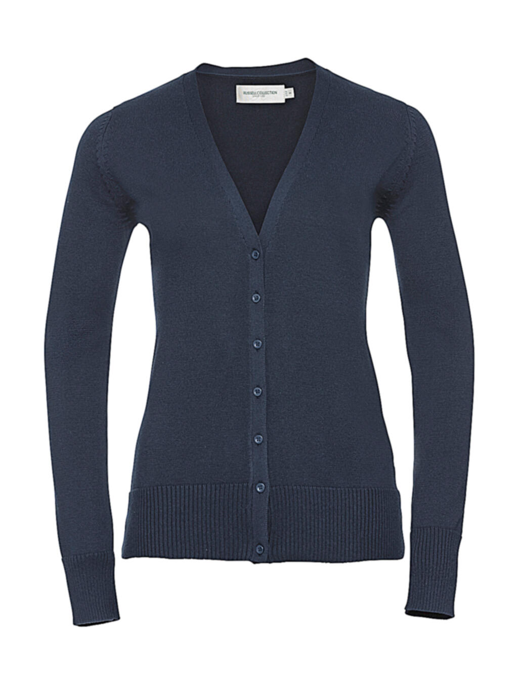 Ladies’ V-Neck Knitted Cardigan - Vue 5