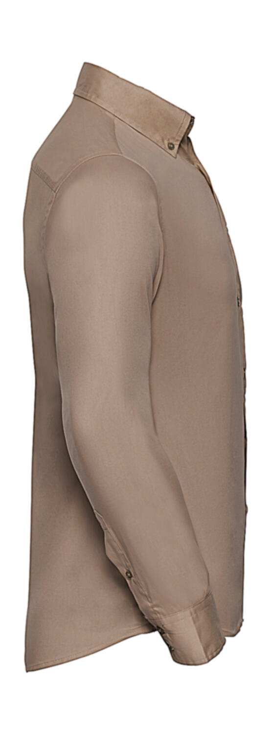 Long Sleeve Classic Twill Shirt - Vue 4