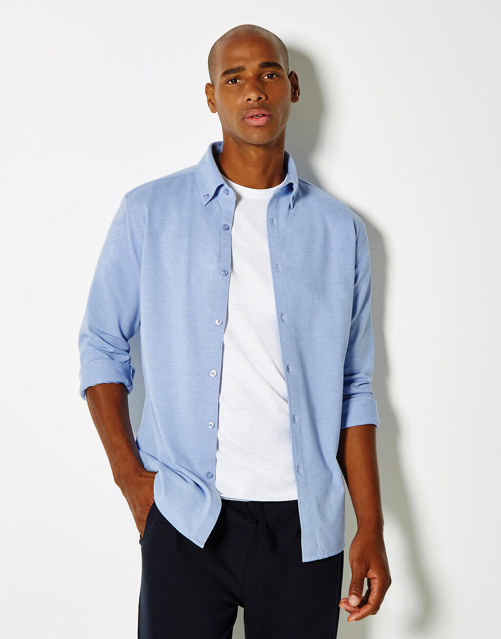 Tailored Fit Superwash® 60º Pique Shirt - Vue 2