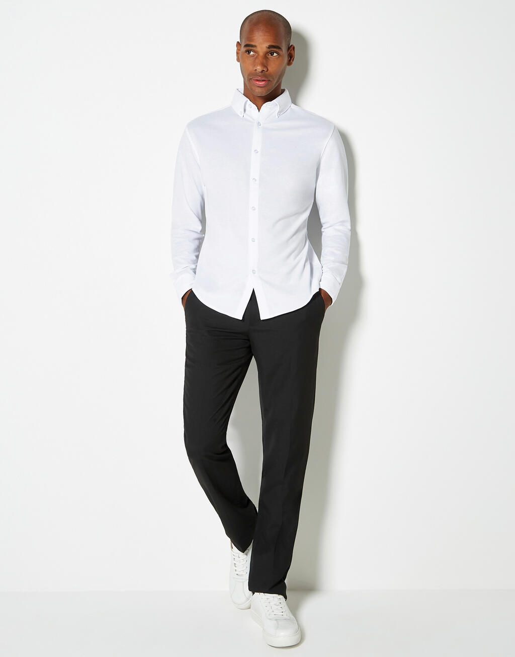 Tailored Fit Superwash® 60º Pique Shirt - Vue 4
