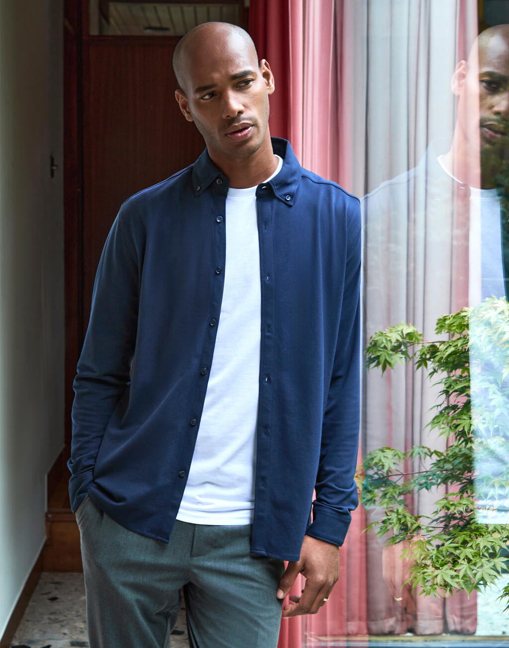 Tailored Fit Superwash® 60º Pique Shirt - Vue 5