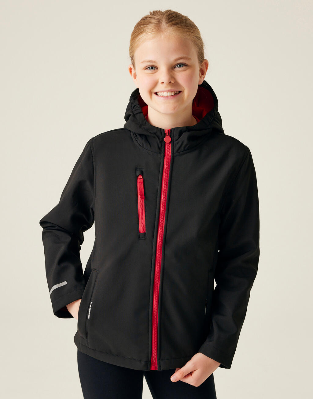 Junior Ablaze 3-Layer Hooded Softshell - Vue 3