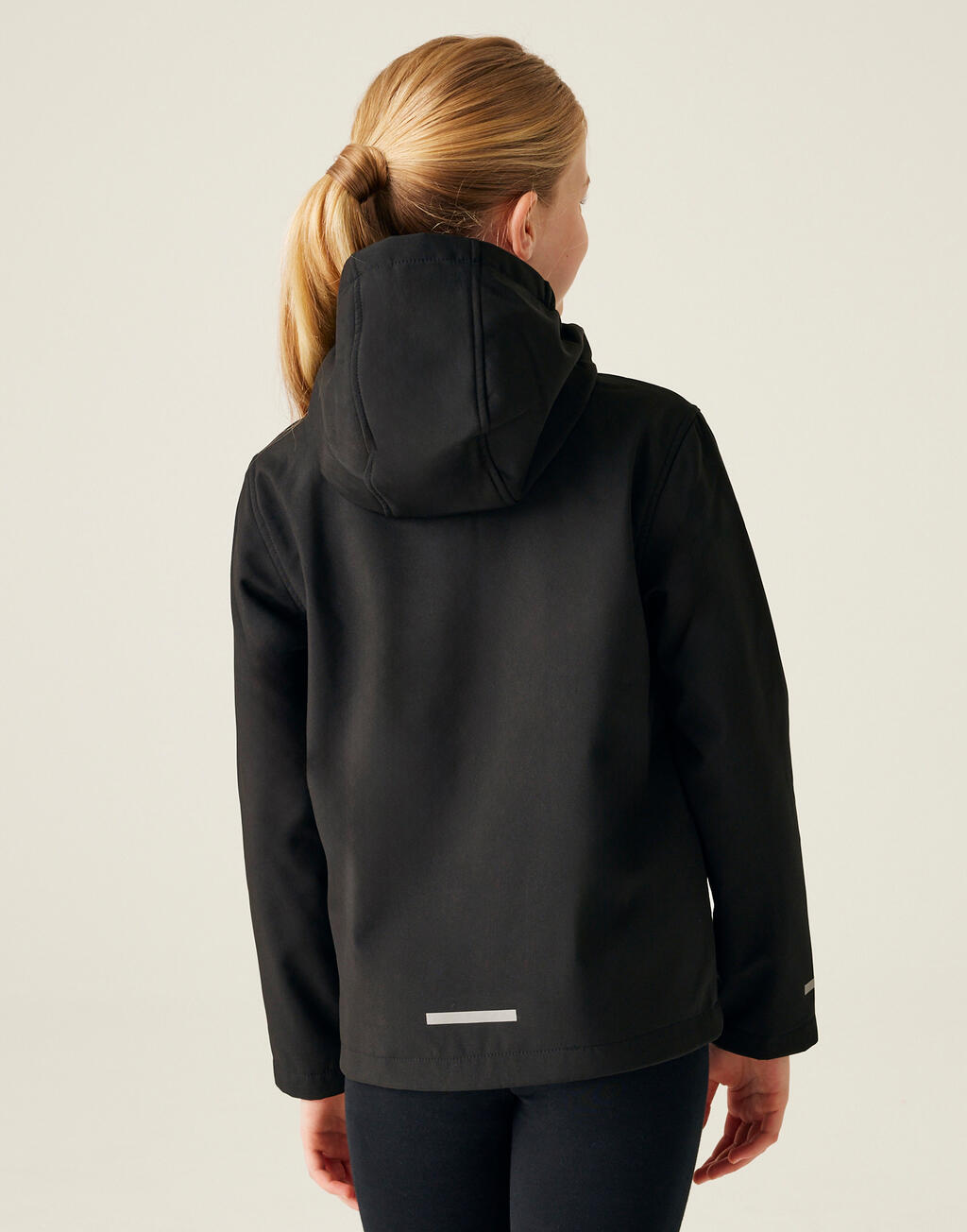 Junior Ablaze 3-Layer Hooded Softshell - Vue 4