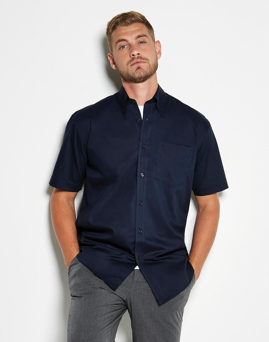 Classic Fit Premium Oxford Shirt SSL - Vue 3