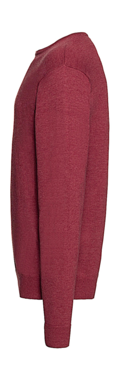 Men's Crew Neck Knitted Pullover - Vue 2