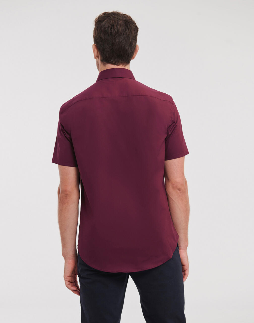 TFitted Short Sleeve Stretch Shirt - Vue 4