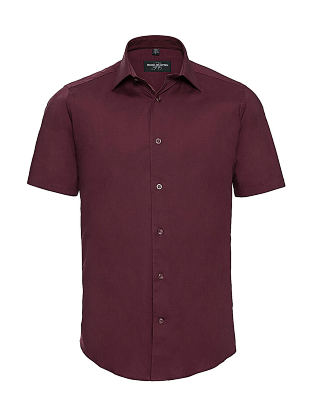 TFitted Short Sleeve Stretch Shirt - Vue 5