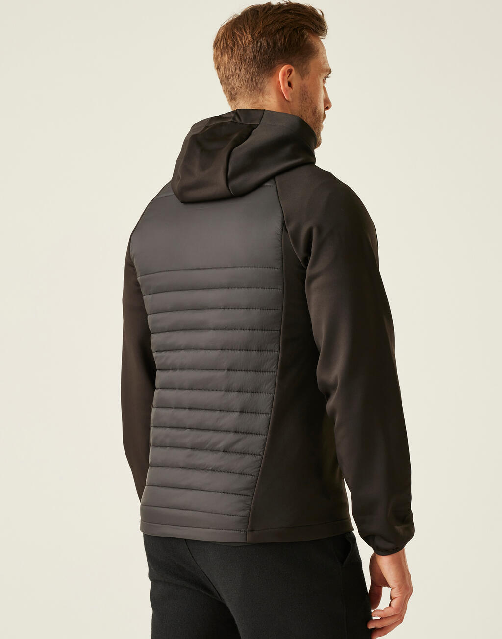 Men’s Navigate Hybrid Hooded Jacket - Vue 2