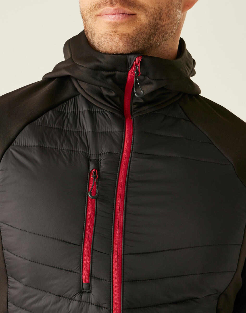 Men’s Navigate Hybrid Hooded Jacket - Vue 4