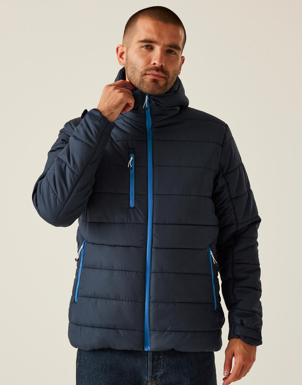 Men’s Navigate Thermal Hooded Jacket - Vue 2