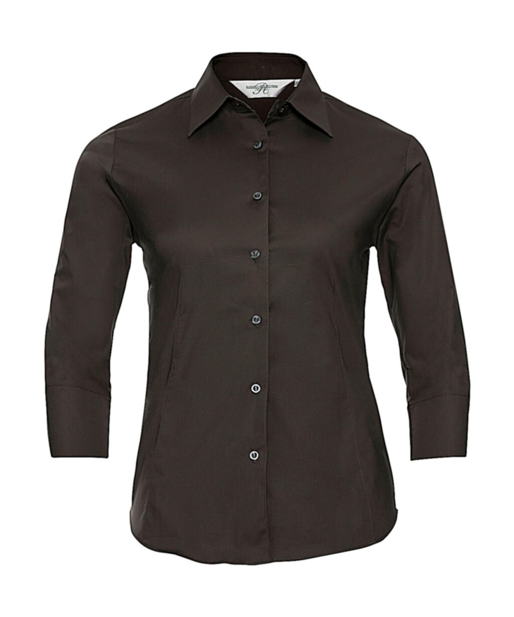 Fitted Blouse with 3/4 Sleeves - Vue 5