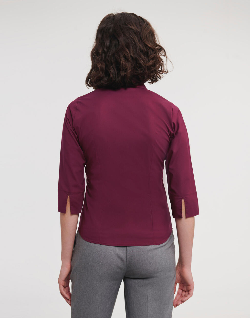 Fitted Blouse with 3/4 Sleeves - Vue 4