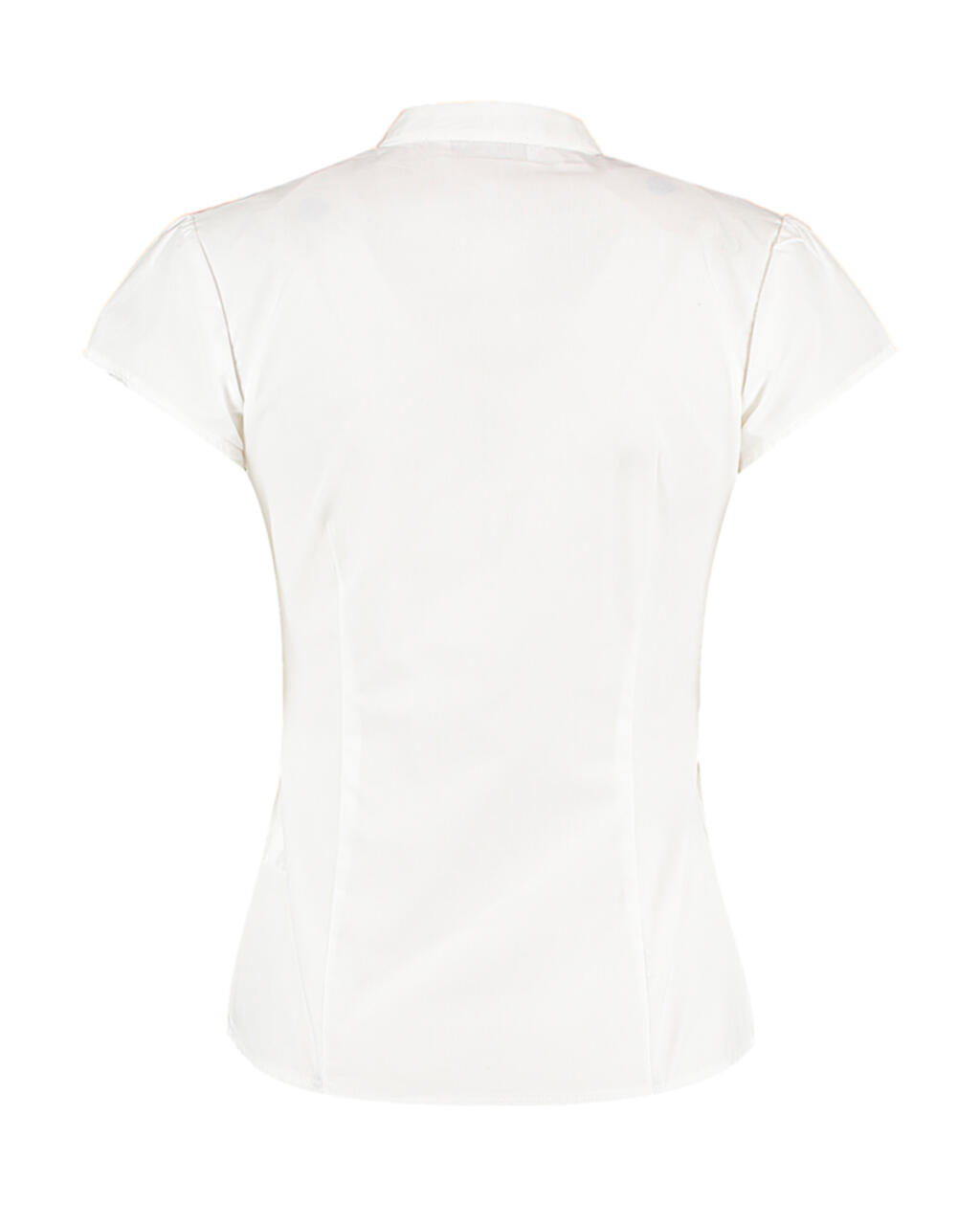 Women's Tailored Fit Mandarin Collar Blouse SSL - Vue 4