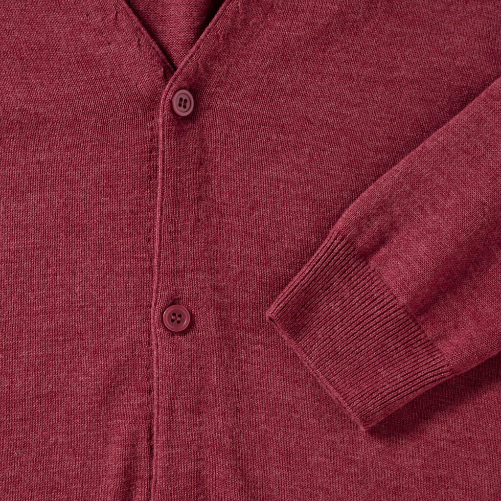 Men's V-Neck Knitted Cardigan - Vue 5