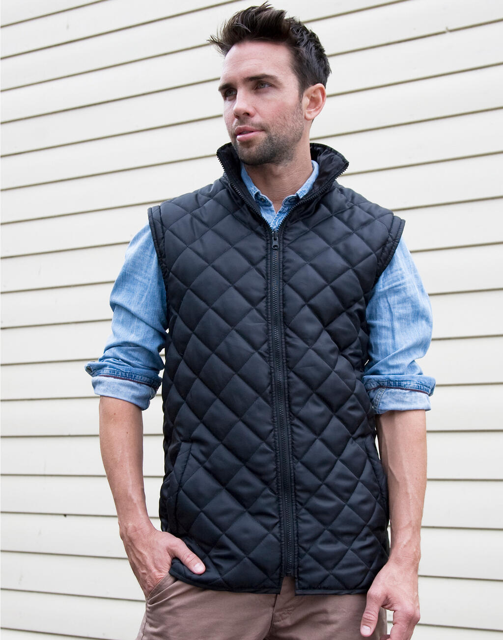 3 in 1 Jacket with quilted Bodywarmer - Vue 4