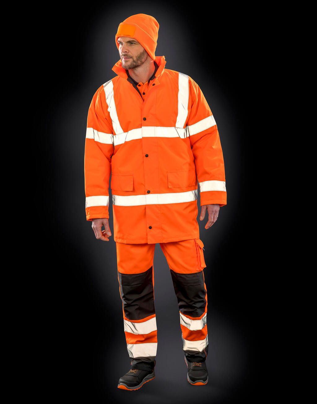 Core Hi-Vis Motorway Coat - Vue 2
