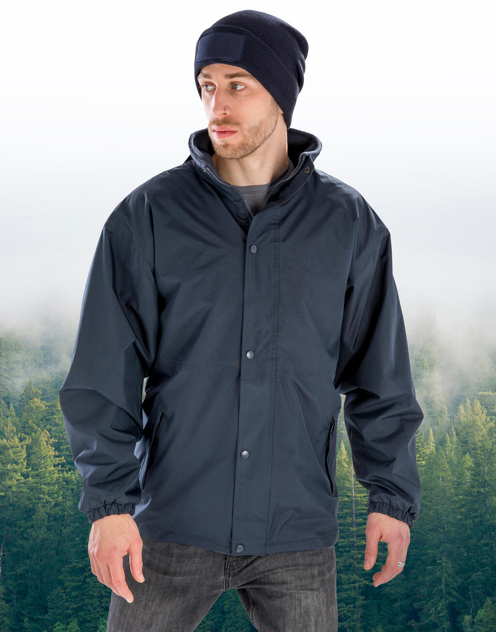 Recycled Fleece Lined Stomdri 4000 Jacket - Vue 5