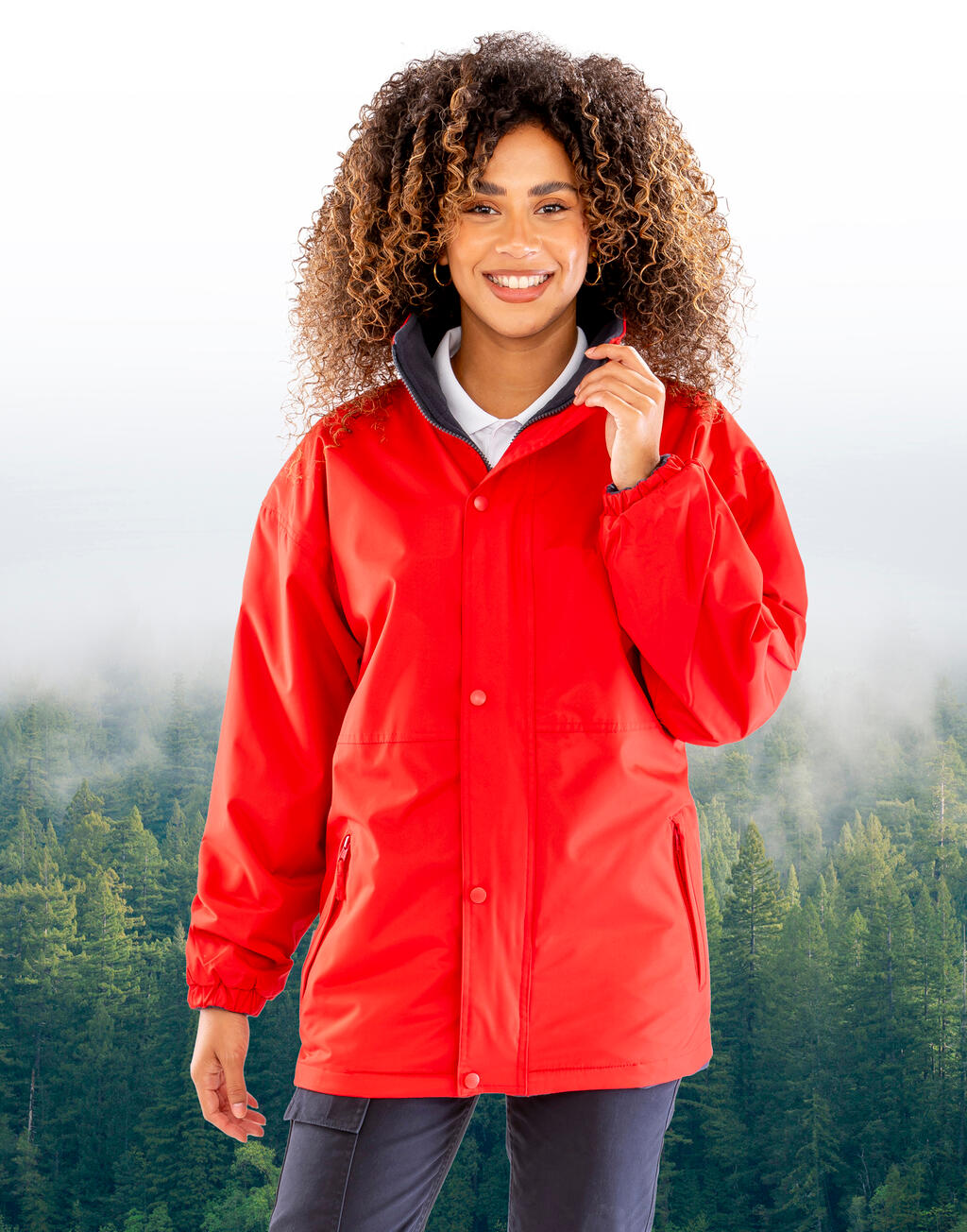 Recycled Fleece Lined Stomdri 4000 Jacket - Vue 3