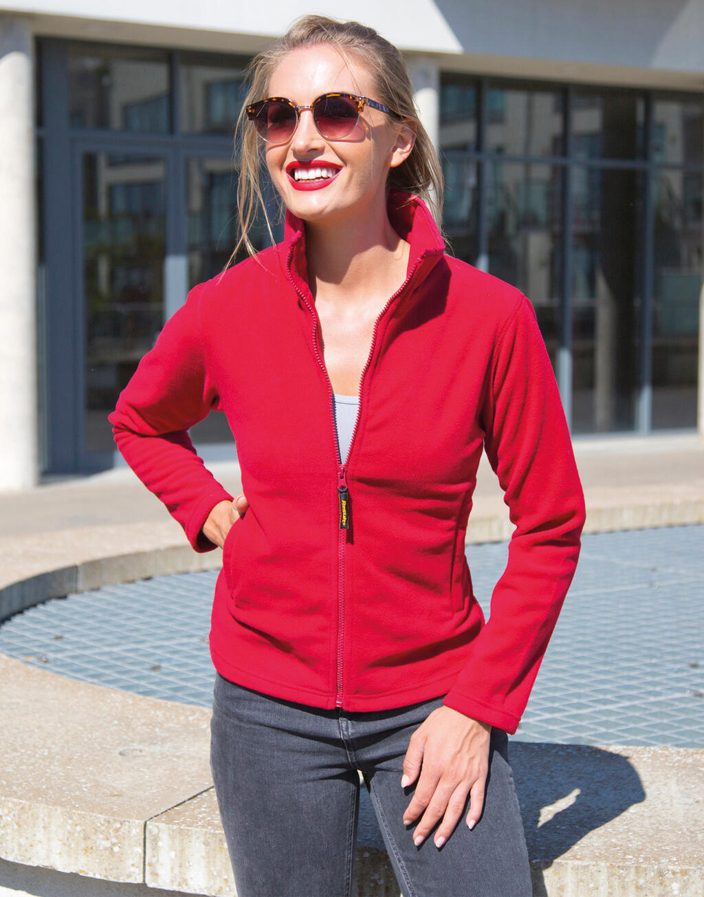 Ladies Horizon High Grade Microfleece Jacket - Vue 3
