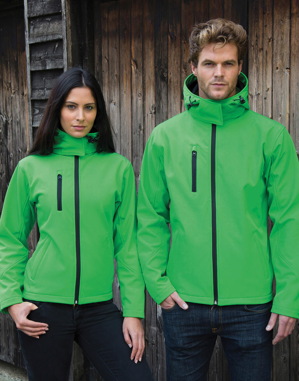Ladies TX Performance Hooded Softshell Jacket - Vue 4