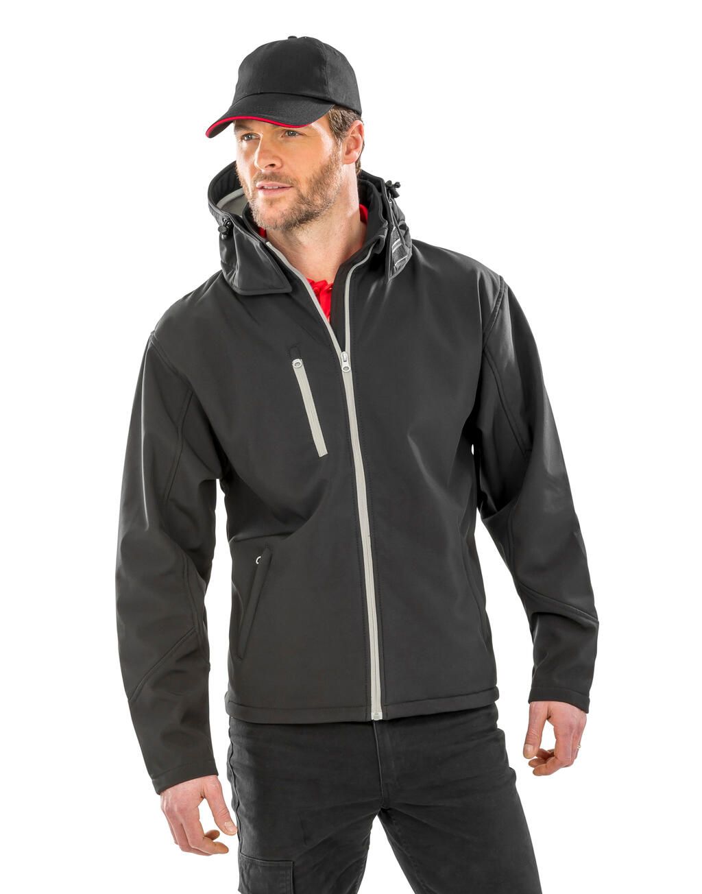 TX Performance Hooded Softshell Jacket - Vue 4