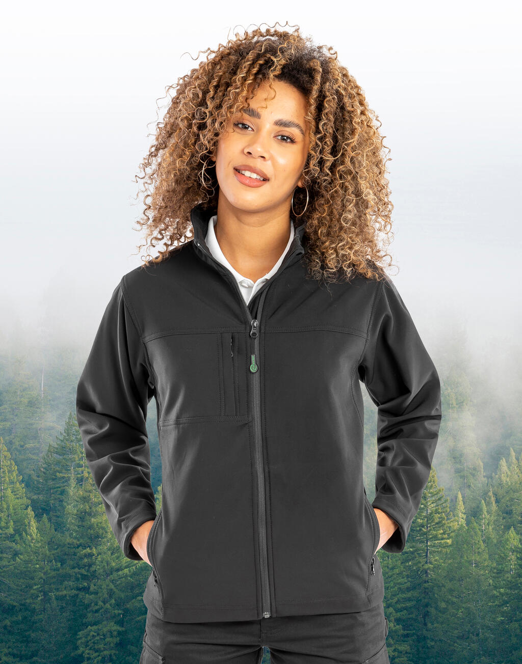 Ladies Classic Softshell Jacket - Vue 4