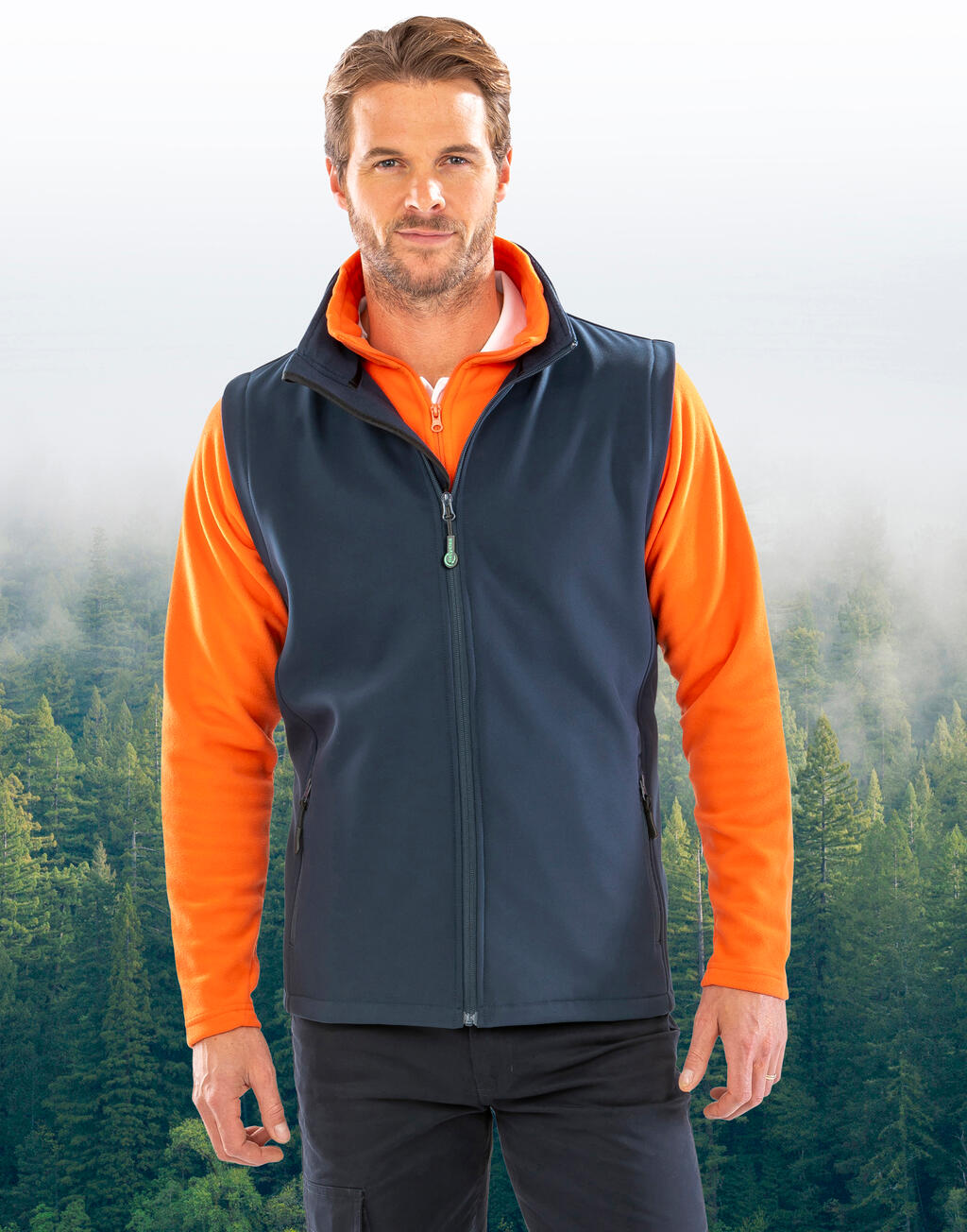 Men's Printable Softshell Bodywarmer - Vue 2