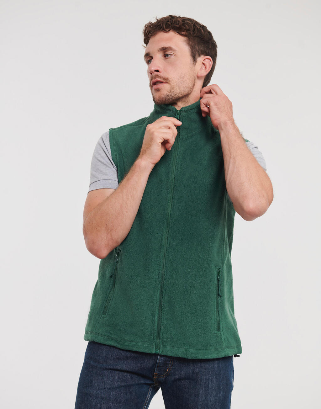 Men's Gilet Outdoor Fleece - Vue 2