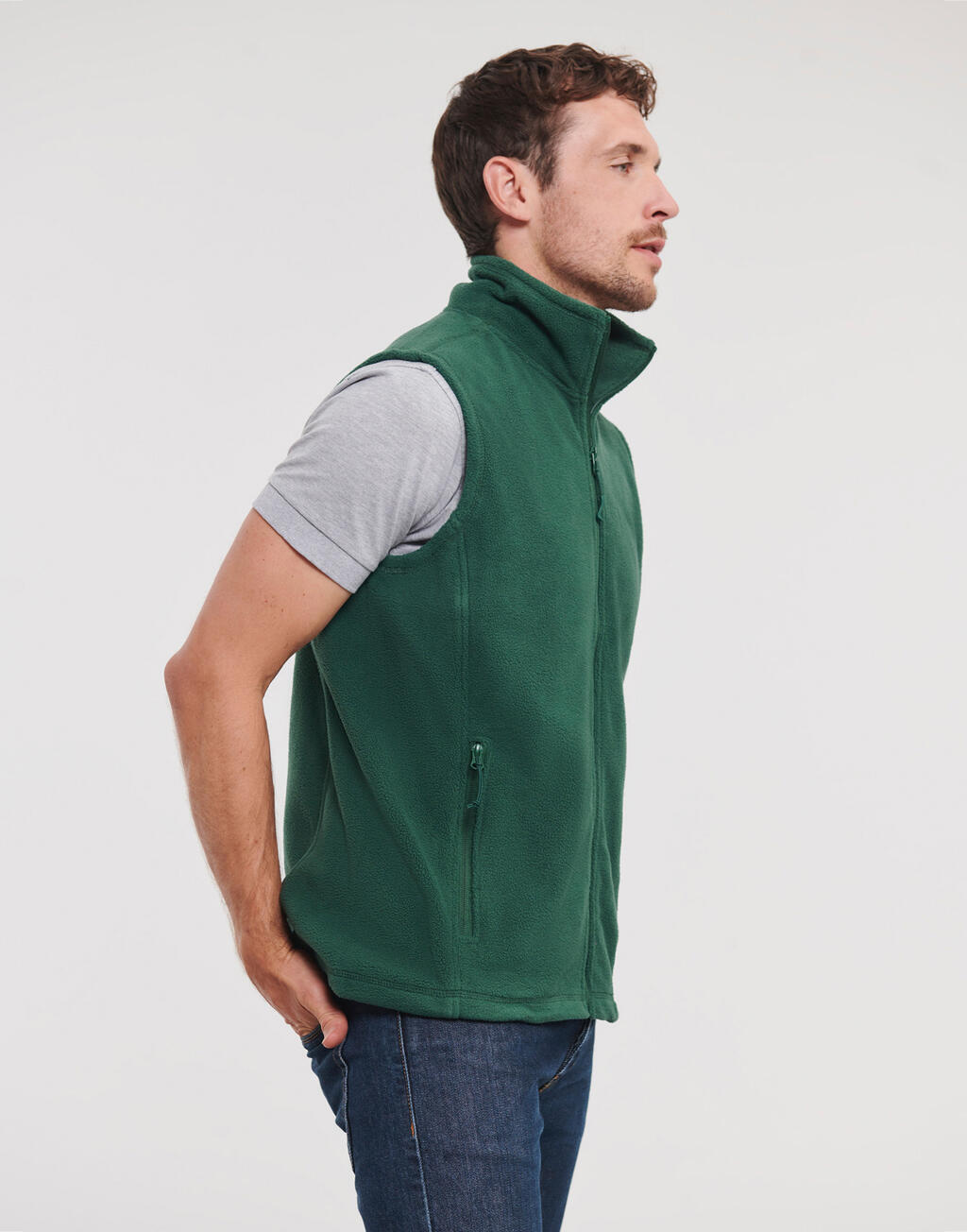 Men's Gilet Outdoor Fleece - Vue 3