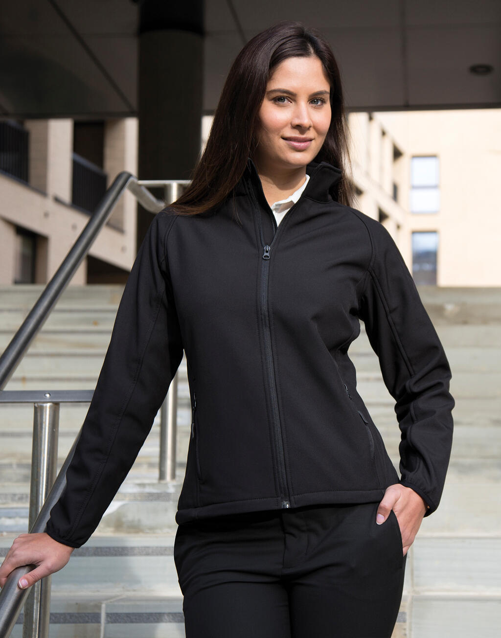 Ladies' Printable Softshell Jacket - Vue 4