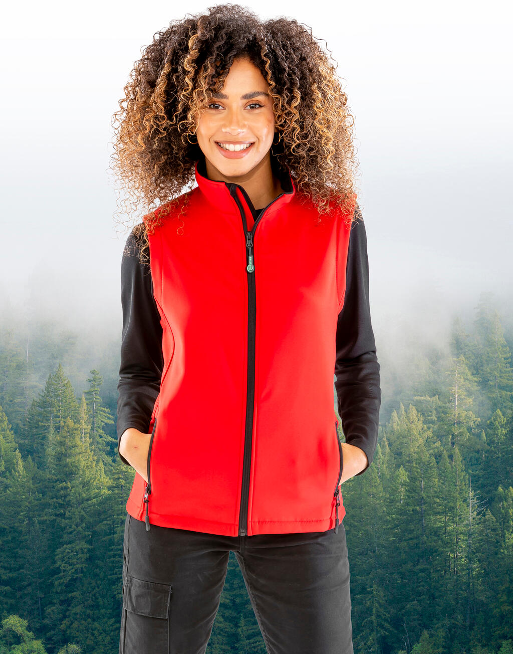 Women's Printable Softshell Bodywarmer - Vue 4