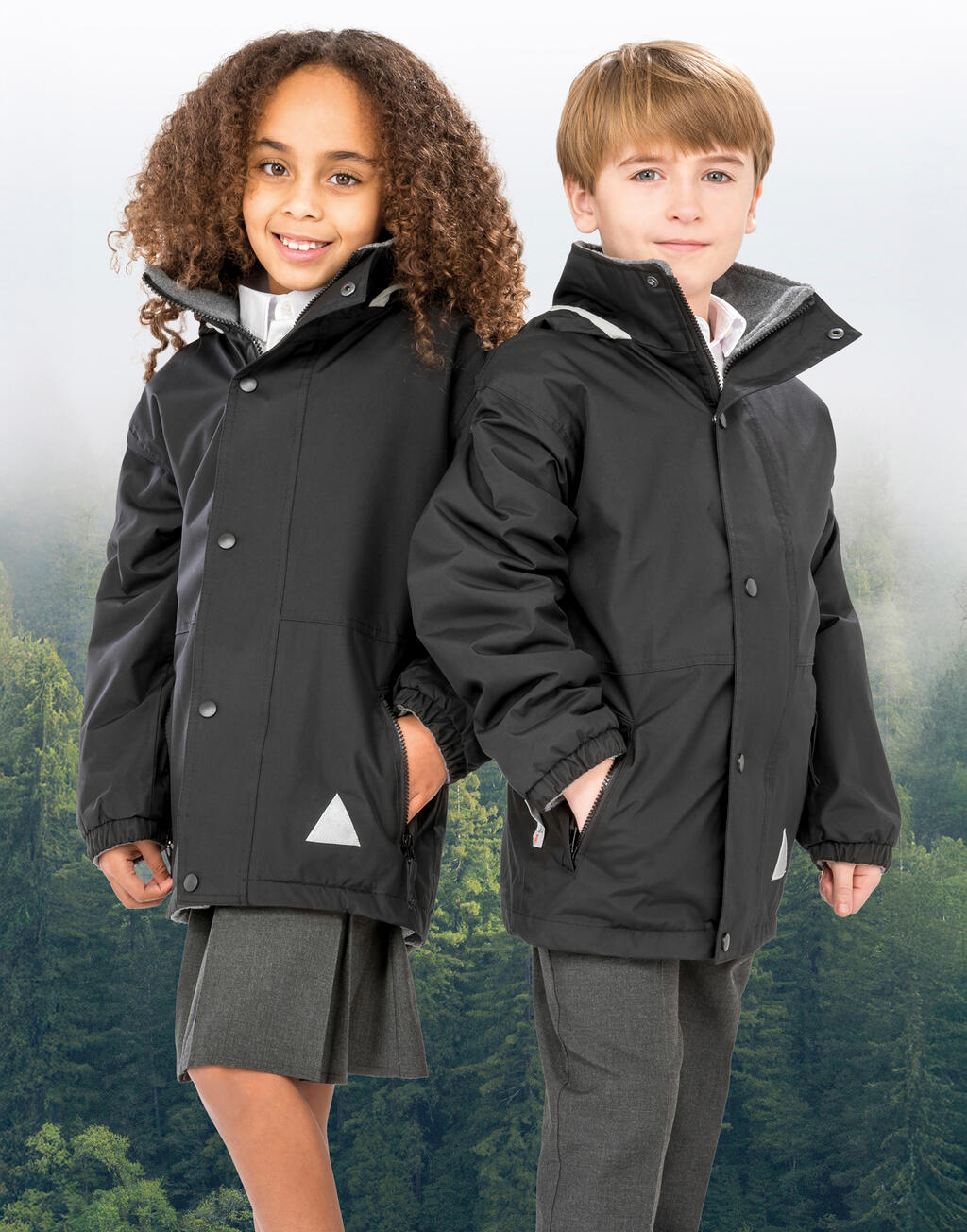 Junior Reversible Stormproof Jacket - Vue 2
