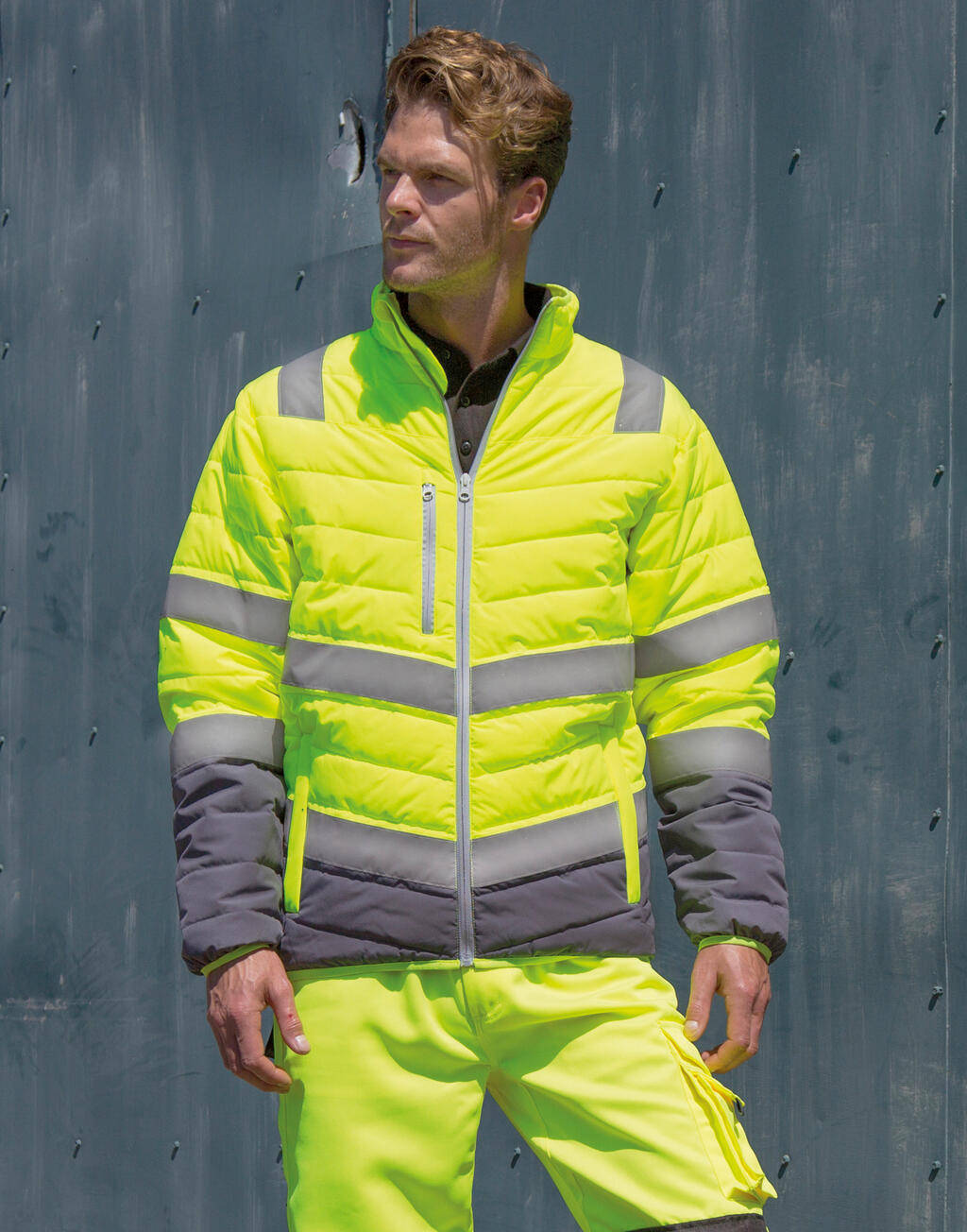 Soft Padded Safety Jacket - Vue 4