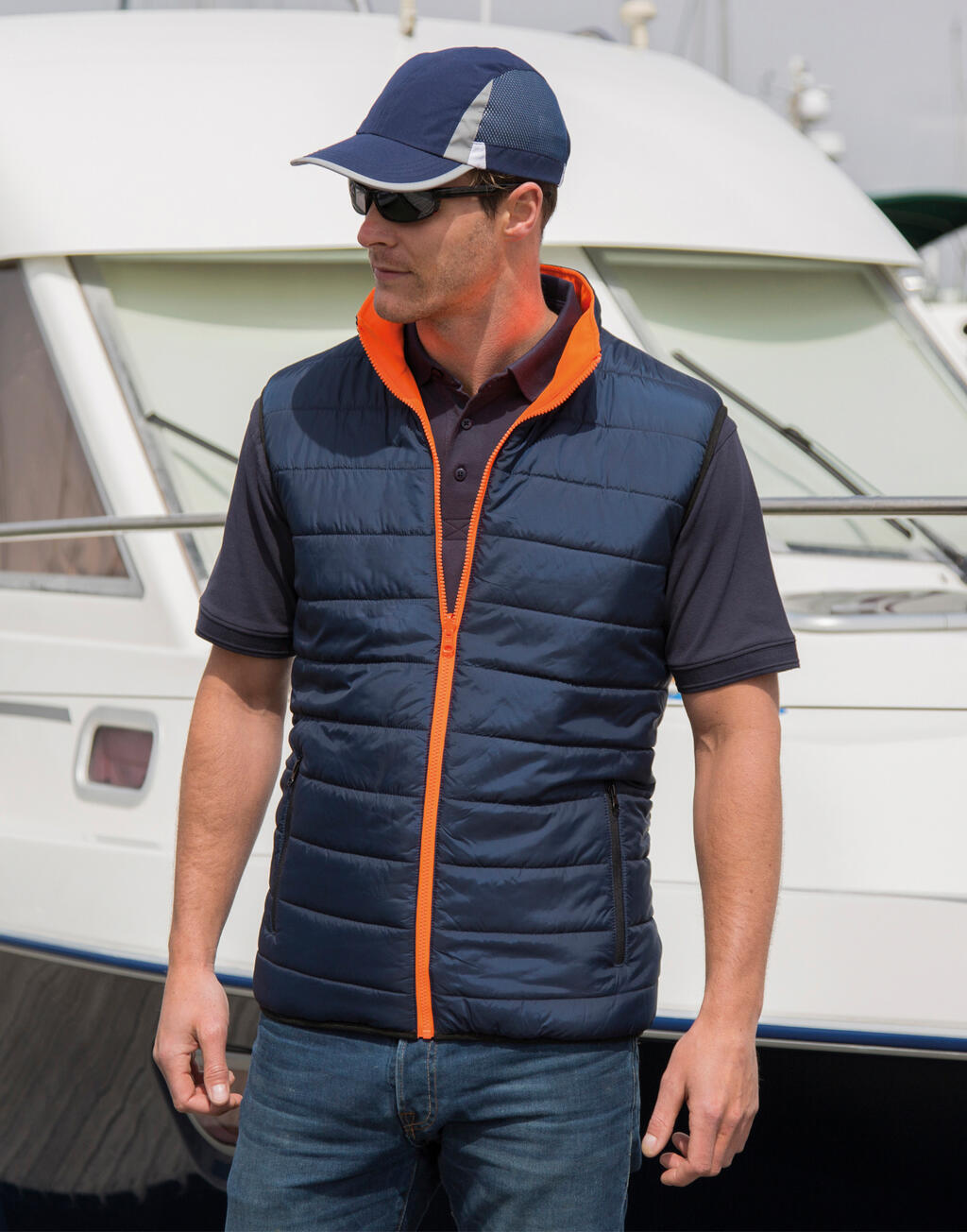Reversible Soft Padded Safety Gilet - Vue 4
